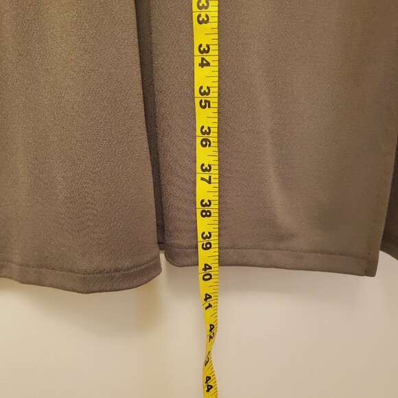 H&M Women’s Khaki Green Dolman Sleeve V-Neck Midi Shift Dress - XS - Picture 11 of 12